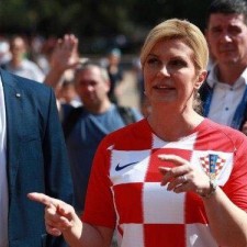 Predsjednik Hrvatska gledao je utakmicu između Hrvatska i Rusija